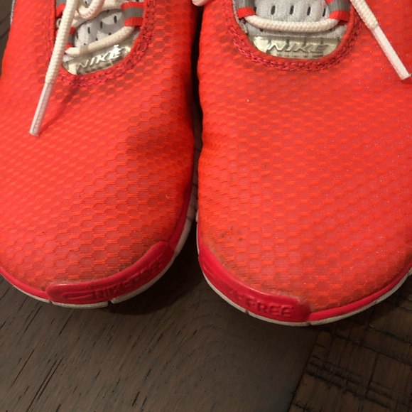 Nike Free bright coral, aqua - Picture 3 of 4